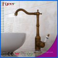 New Brass Antique Basin Faucet Bathroom Counter Water Mixer Tap